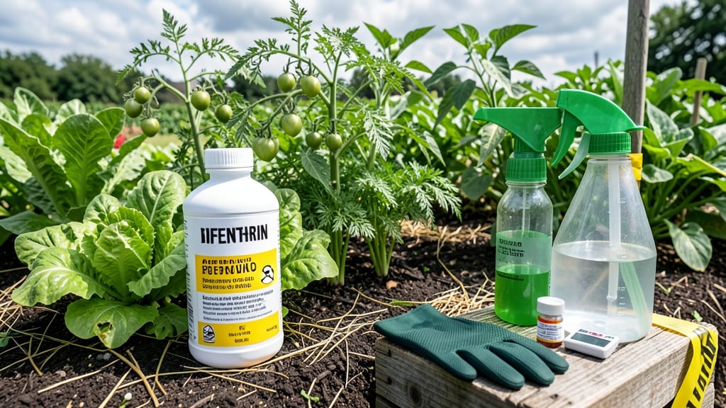 Is Bifenthrin Safe for Vegetable Gardens: Residue Limits, Plant Absorption, and Organic Alternatives