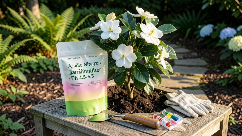Acidic Nitrogen Fertilizer for Gardenias: pH-Balanced Feeding for Vibrant Blooms