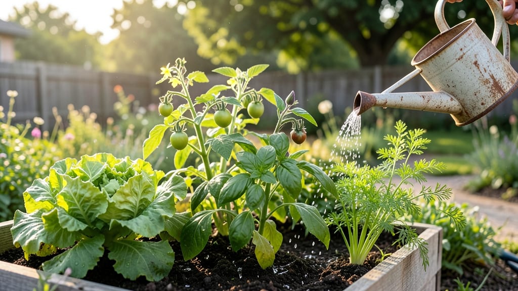 Best Time of Day to Water Vegetable Garden: Cool Hours Boost Root Growth Without Waste