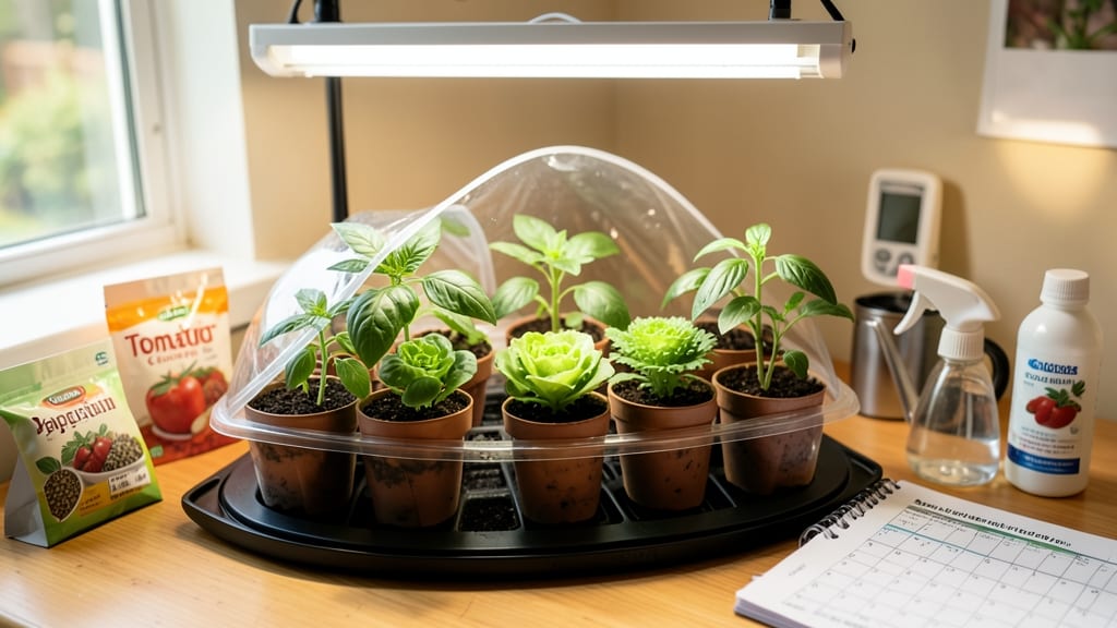 When to Start Garden Seeds Indoors: Frost-Date Math for Every Plant Type