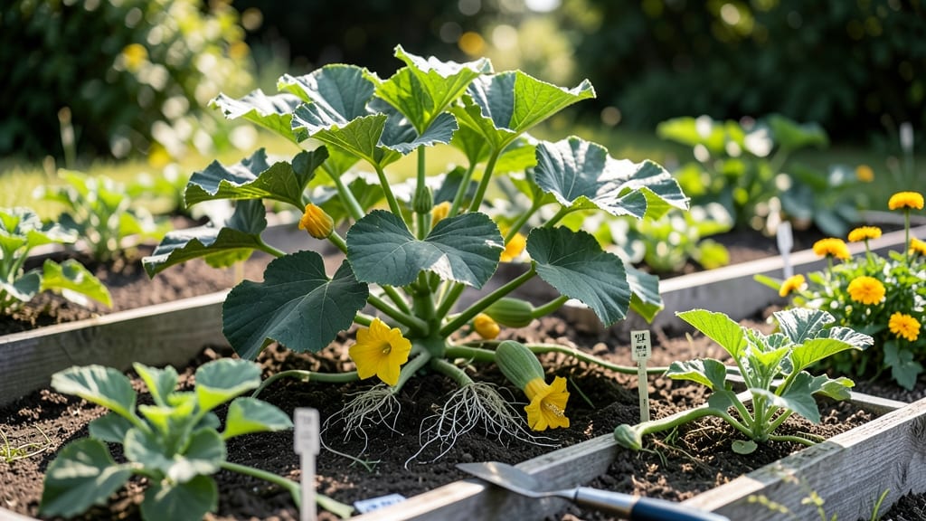 Squash Spacing in Garden: Vine Growth Zones That Prevent Crowding