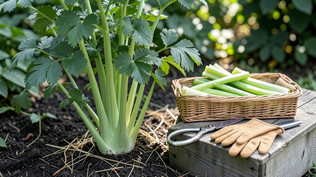 Garden Celery Harvest: When Stems Snap and Leaves Stay Bright Green