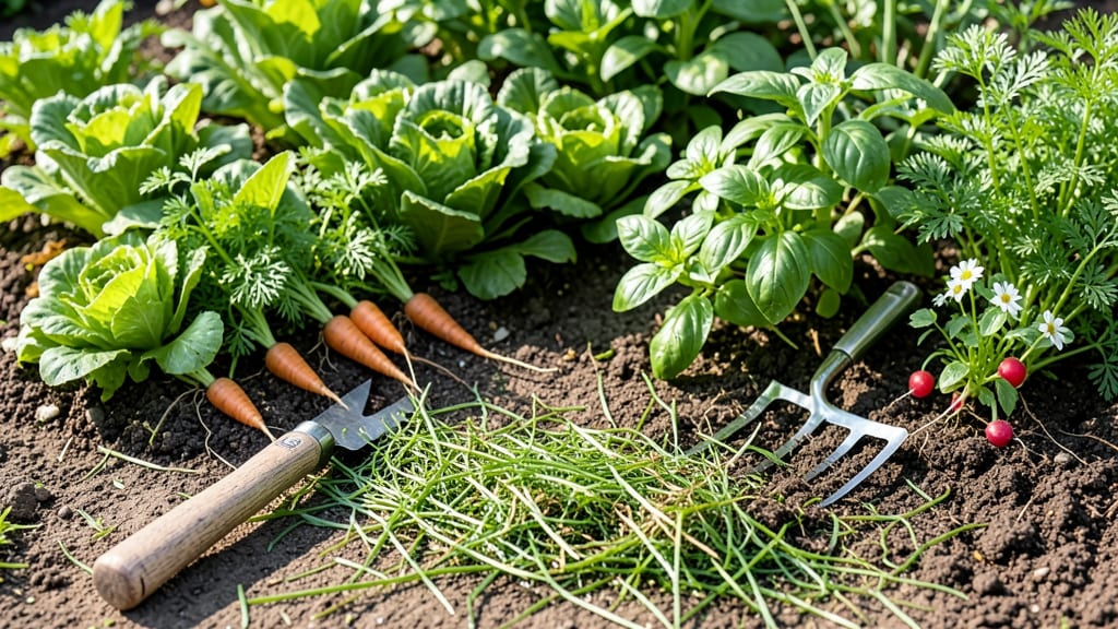 Putting Grass Clippings in Garden: Soil Benefits and Weed Control Trade-Offs