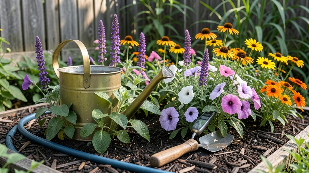 How Often to Water a Flower Garden: Soil-Moisture Test That Saves Plants
