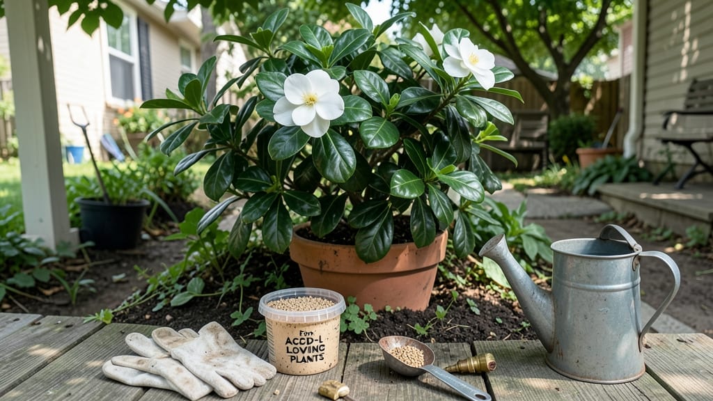 Gardenia Flower Fertilizer: Boost Blooms With This Low-Nitrogen Acidic Mix