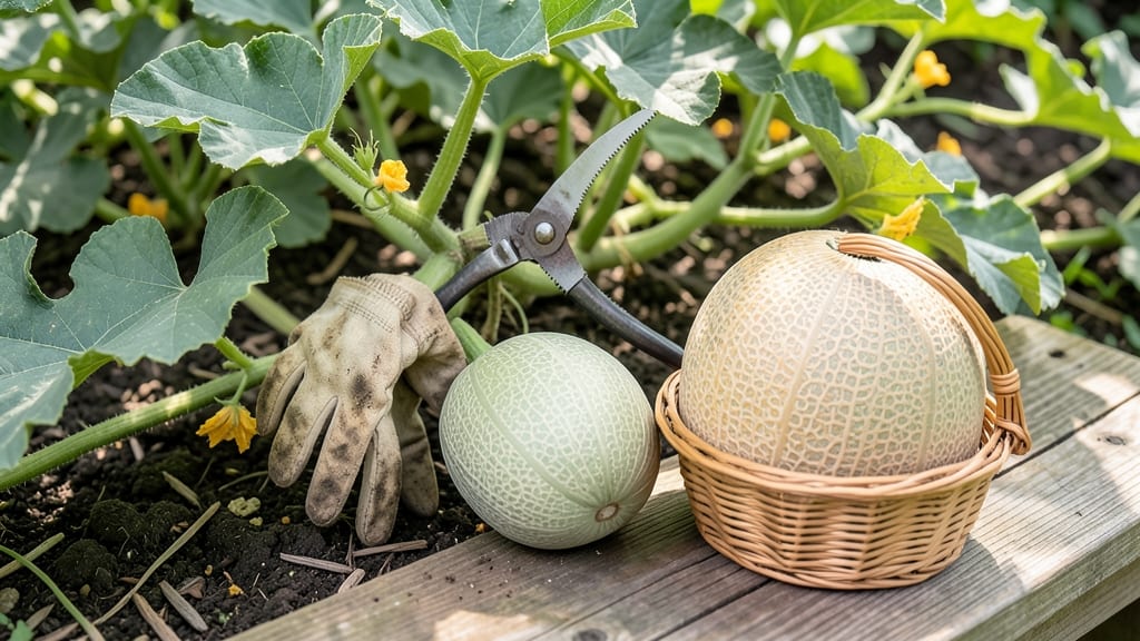 When to Harvest Cantaloupe from Garden: 3 Non-Negotiable Ripeness Checks