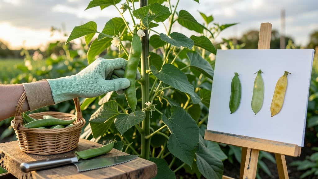 When to Pick Beans From Your Garden: 3 Visual Cues for Peak Flavor & Pod Size