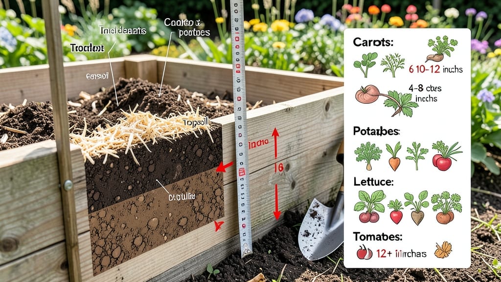 How Deep to Make Raised Garden Beds: Root Space Rules by Plant Type
