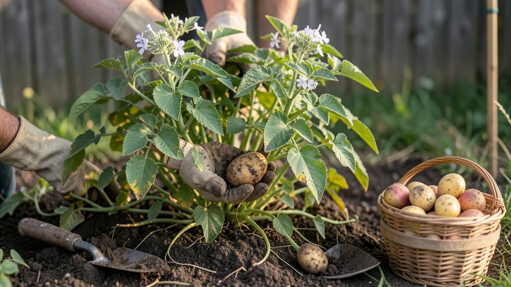 When to Pick Potatoes From Garden: Skin Slip Test & Soil Check for Perfect Harvests
