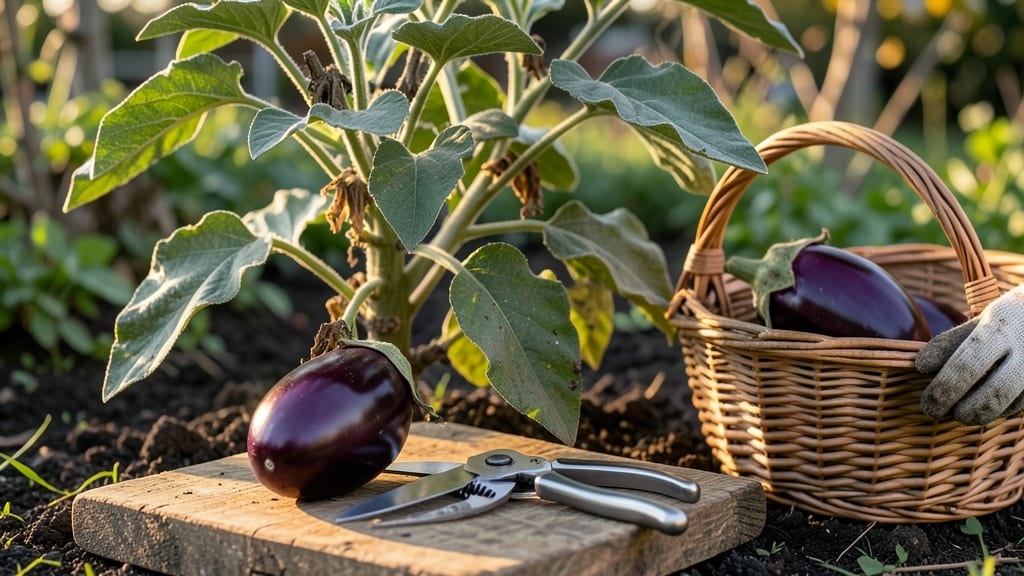 When to Pick Eggplant in Garden: 3 Color & Texture Cues for Peak Ripeness