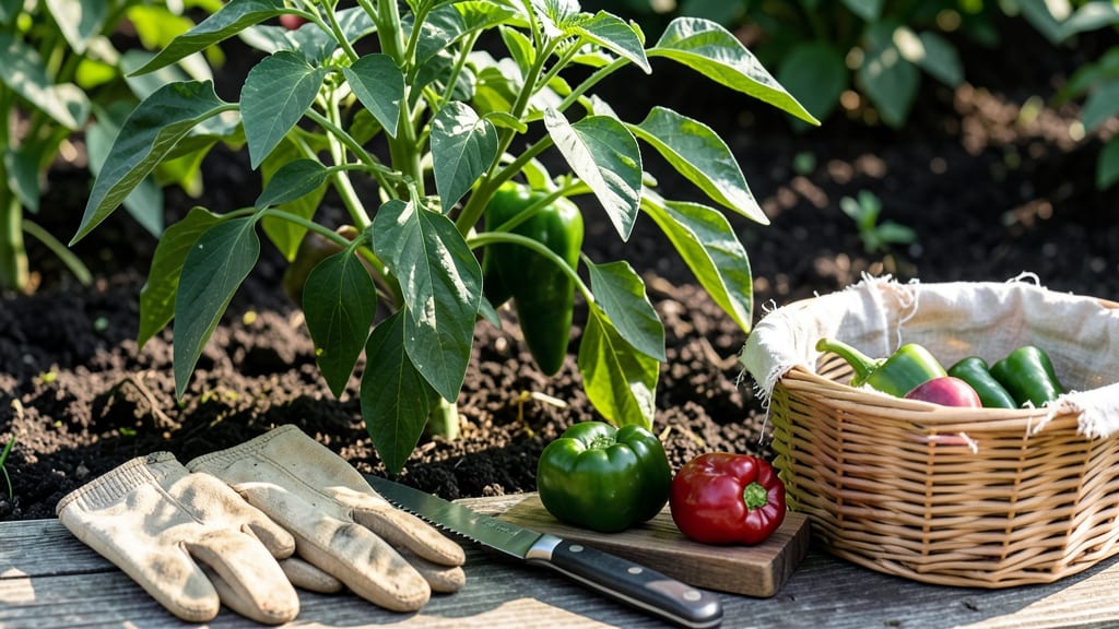 When to Pick Jalapeños From Garden: Firm Stem Twist + Color Shift Method