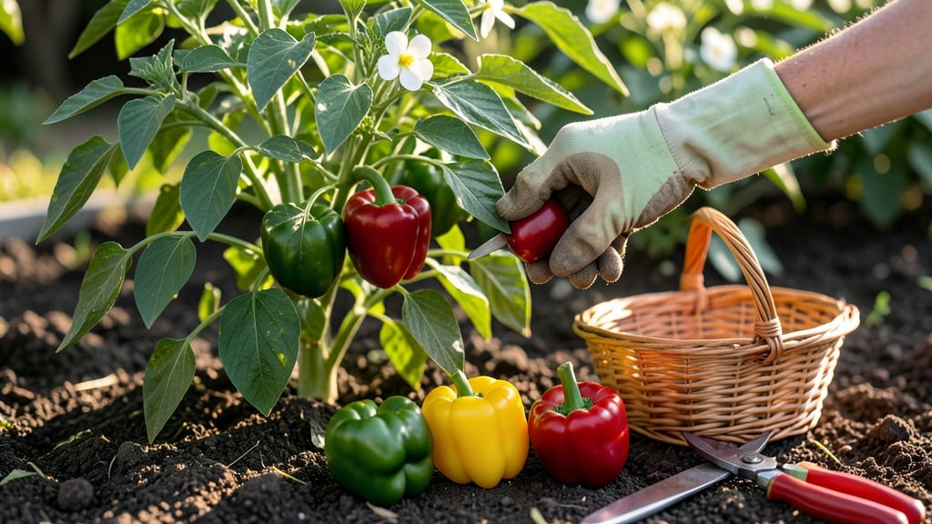 When to Pick Bell Peppers From Garden: Color-Stage Guide for Peak Flavor